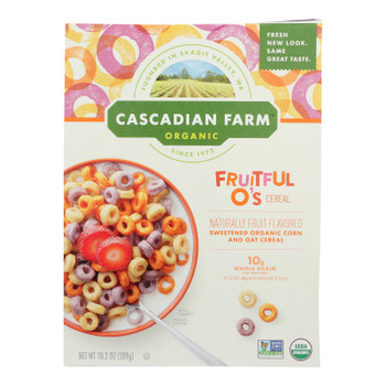 Cascadian Farm Organic Cereal - Cinnamon Crunch - Case Of 10 - 9.2 Oz