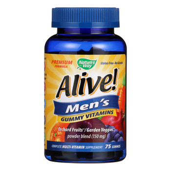 Nature's Way - Alive! Men's Multi-vitamin Gummies - 75 Gummies