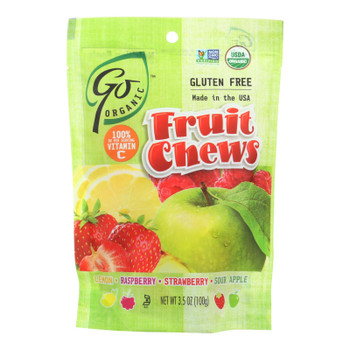 Go Organic Fruit Chews - 3.5 Oz - Case Of 6