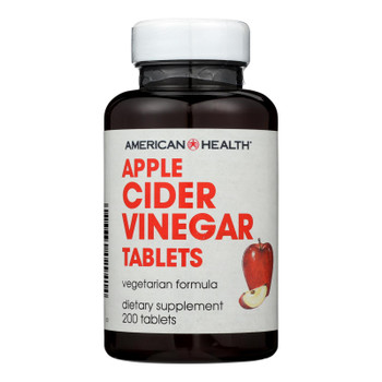 American Health - Apple Cider Vinegar - 300 Mg - 200 Tablets