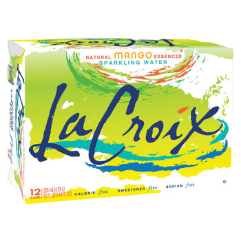 Lacroix Sparkling Water - Mango - Case Of 2 - 12 Fl Oz.
