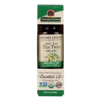 Nature's Answer - Organic Essential Oil - Tea Tree - 0.5 Oz.