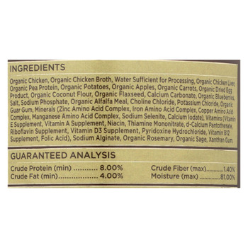Castor And Pollux Organic Butcher And Bushel Dog Food - Tender Chicken - Case Of 12 - 12.7 Oz.