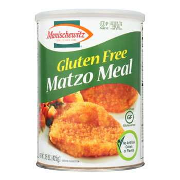 Manischewitz - Matzo Meal - Gluten Free - Case Of 12 - 15 Oz
