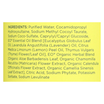Eo Products - Liquid Hand Soap Lemon And Eucalyptus - 12 Fl Oz
