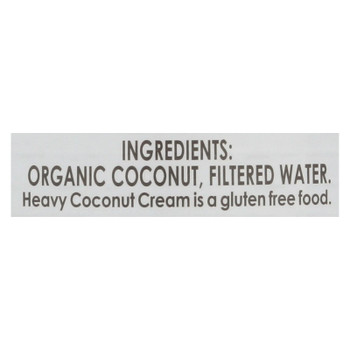 Let's Do Organic Coconut Cream - Organic - Heavy - Case Of 12 - 13.5 Fl Oz