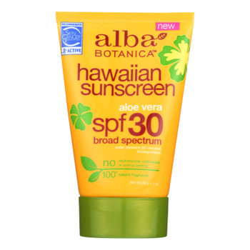 Alba Botanica - Sunscreen - Hawaiian - Spf30 - 1 Oz