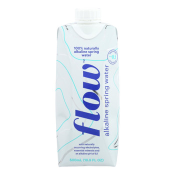 Flow Spring Water - Natural Alkaline - Case Of 12 - 500 Ml