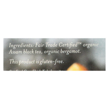 Numi Aged Earl Grey Bergamot Black Tea - 18 Tea Bags - Case Of 6