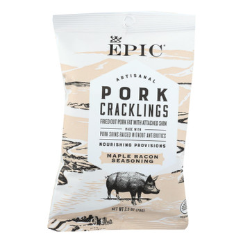 Epic - Bar - Pork - Maple - Uncured Bacon - Case of 12 - 1.5 oz., 12  Pack/1.5 Ounce Each - Kroger