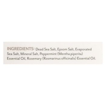 Soothing Touch Bath Salts - Peper Rosemary - Case Of 6 - 8 Oz