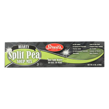 Streit's Soup Mix - Split Pea - Case Of 12 - 6 Oz.
