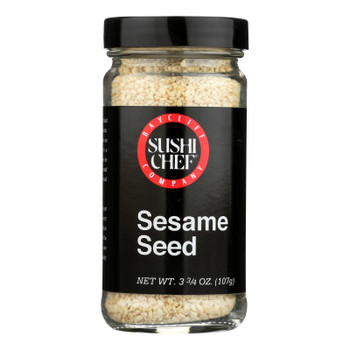 Sushi Chef White Sesame Seeds - Case Of 12 - 3.75 Oz.