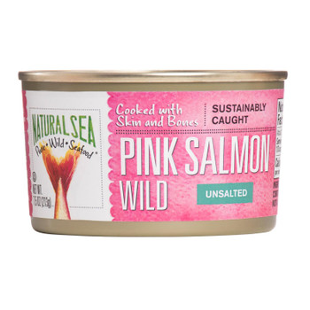 Natural Sea Wild Pink Salmon, Unsalted - 1 Each 1 - 7.5 Oz