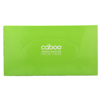 Caboo - Facial Tissue - Flat Box - Case Of 24 - 1 Count Caboo - Facial Tissue - Flat Box - Case Of 24 - 1 Count