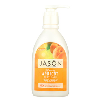 Jason Satin Shower Body Wash Apricot - 30 Fl Oz