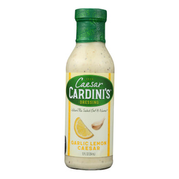 Cardini's - Dressing - Garlic Lemon Caesar - Case Of 6 - 12 Fl Oz.