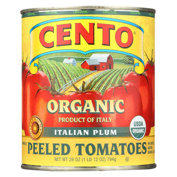 Cento - Italian Plum Whole Peeled Tomatoes - Case Of 6 - 28 Oz.