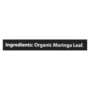 Buddha Teas - Organic Tea - Moringa - Case Of 6 - 18 Bags