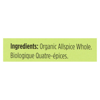 Spicely Organics - Organic Allspice - Whole - Case Of 6 - 0.3 Oz.