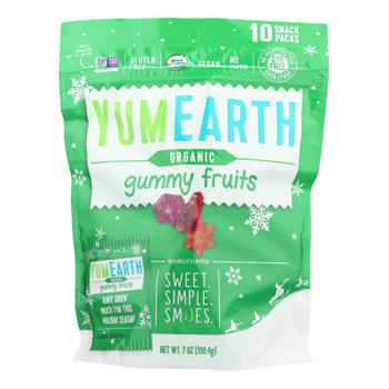 Yumearth Organics - Organic Gummy Bears - Cherry Peach - Case Of 18 - 7.0 Oz.