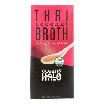 Ocean's Halo Broth Thai Coconut  - Case Of 6 - 32 Fz