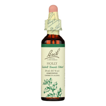 Bach Flower Remedies Essence Holly - 0.7 Fl Oz