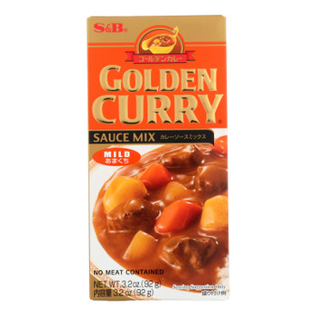 S&b - Sauce Mix Golden Curry Mild - Case Of 12 - 3.2 Oz