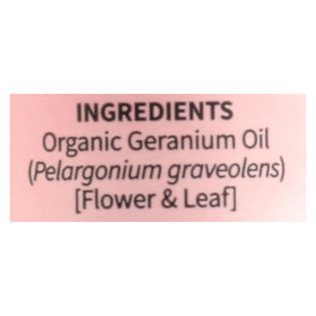Garden Of Life - Essential Oil Geranium - .5 Fz