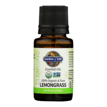 Garden Of Life - Essential Oil Lemongrass - .5 Fz