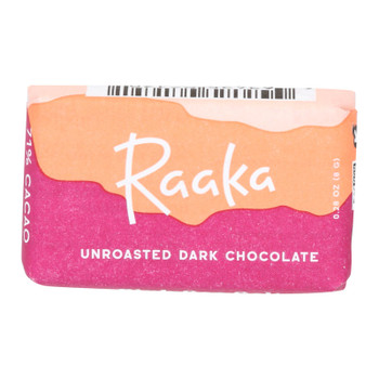 Raaka Chocolate - Bar Mini Pink Ss 71% - Case Of 100 - .28 Oz