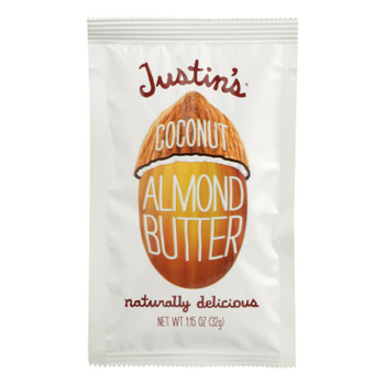 Justin's Nut Butter - Almond Butter Coconut Squeeze - Case Of 10 - 1.15 Oz