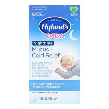 Hylands Homeopathic - Baby Night Mucus+cldrelief - 1 Each - 4 Fz