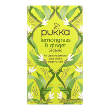 Pukka Herbal Teas - Tea Lmngrs Ginger - Case Of 6 - 20 Ct