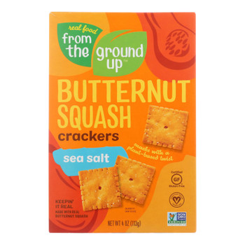 From The Ground Up - Cracker Sea Salt Bttrnt Sqsh - Case Of 6 - 4 Oz From The Ground Up - Cracker Sea Salt Bttrnt Sqsh - Case Of 6 - 4 Oz
