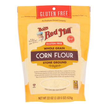 Bob's Red Mill - Flour Corn Gluten Free - Case Of 4 - 22 Oz
