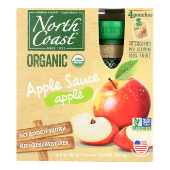North Coast - Applesauce Pouch - Case Of 6 - 4/3.2 Oz