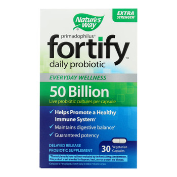 Nature's Way 50 Billion Probiotic Supplement  - 1 Each - 30 Vcap