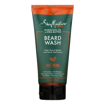 Shea Moisture - Beard Wash Maracuja&shea - 1 Each - 6 Oz