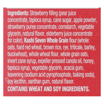 Kashi Ripe Strawberry Cereal Bars  - Case Of 8 - 7.2 Oz