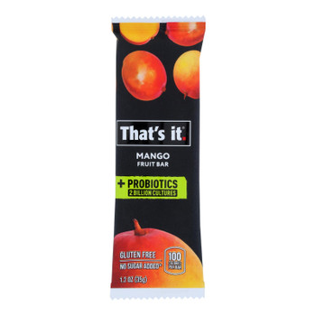 That's It - Probiotic Fruit Bar Mango - Case Of 12 - 1.2 Oz