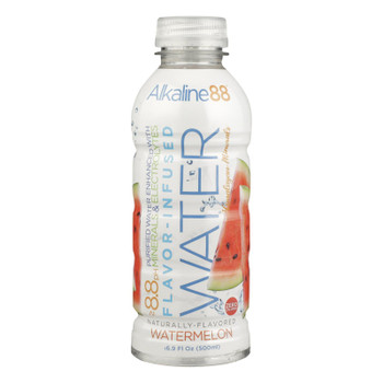 Alkaline88 - Water Alk Watermelon 8.8 Ph - Case Of 12 - 16.9 Fz Alkaline88 - Water Alk Watermelon 8.8 Ph - Case Of 12 - 16.9 Fz