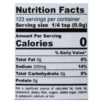 Borsari - Seasoning Salt Savory - Case Of 6-4 Oz