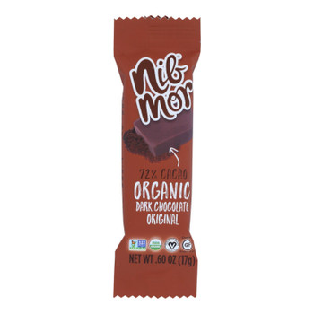 Nibmor - Display Dark Chocolate 72% Original - Case Of 45 - .60 Oz