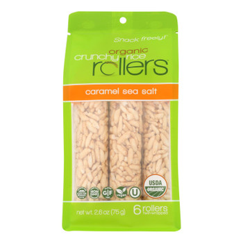 Crunchy Rollers - Rollrice Carmel Sea Salt - Case Of 8-2.6 Oz
