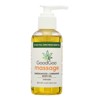 Green Goo Good Goo - Masg Oil Sensual - 1 Each - 4 Fz