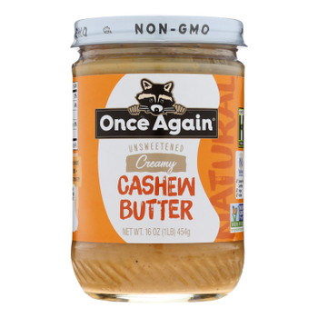 Once Again - Cashew Butter Ns - Case Of 6-16 Oz
