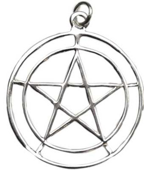 2-circle Pentagram Sterling