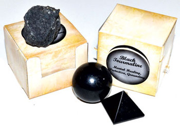 Tourmaline, Black Gift Box (set Of 12)