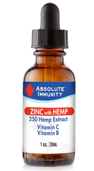 Absolute Immunity - Zinc Concntrt Hemp Oil - Ea Of 1-1 Oz